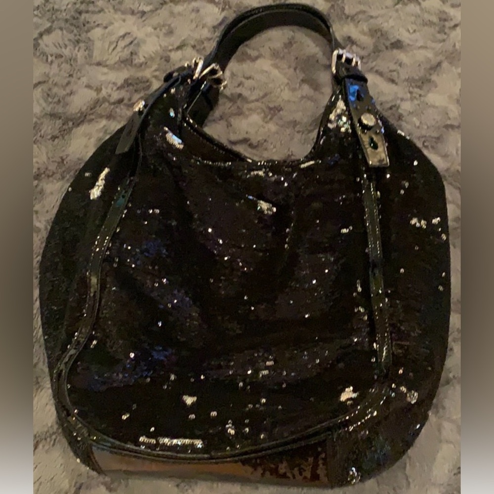 Givenchy Sacca Sequin & Patent Handbag